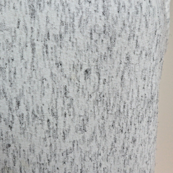 Michael Stars Size L Keyhole Cutout Knit Top Marled White Ash Gray - Picture 8 of 10